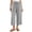 Gray, variant on Womens Pants Suit Wide Leg Cigarette - Frayed Hem Work Black XXL
