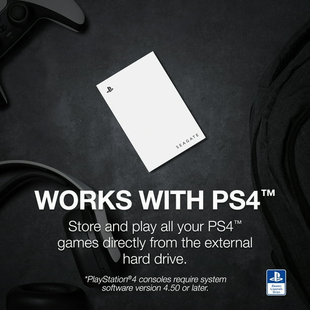 Seagate 2TB PS5 Game Drive - External USB 3.0 Portable HDD