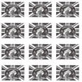 thumbnail image 1 of Queen Elizabeth II Drapeau à Agiter à la Main 14 cm x 21 cm Mini Drapeaux Portatifs (Lot de 12), 1 of 5