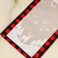 thumbnail image 4 of NETSENG Chemin de Table à Carreaux Rouge et Noir avec Camion Rouge pour Décorations de Table de Noël 13 x 72 Pouces, 4 of 5
