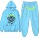 thumbnail image 3 of Leggings con estampado de letras a la moda para mujer, pantalones, sudadera, suéter de lana, traje deportivo informal para mujer, 3 of 5