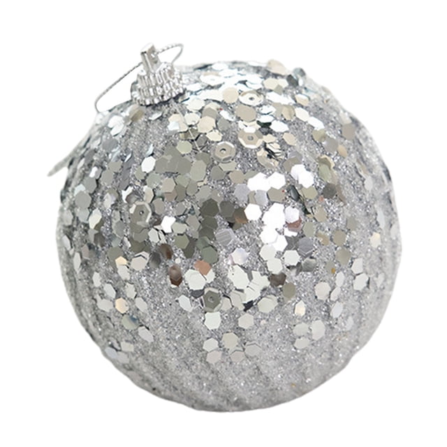 Hanging Lighted Christmas Decorations for Crafts Christmas Topper 8cm Foam Glittering Christmas Christmas Tree Pendant Christmas Decorations Christmas Tree Decoration Christmas