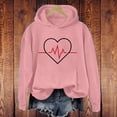 thumbnail image 2 of JFGHDG Halloween Hoodies for Women Halloween Sweatshirt Oversized Hoodies Going Out Tops Plus Size Sweaters Mens Hoodies Womens Sweatshirts Sweatshirt Pink 5xl, 2 of 4