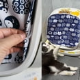 thumbnail image 6 of Curtain for Self Cleaning Cat Litter Box, Reduces Cat Litter Bounce, Stops Odors from The Litter Box Self Cleaning, Large-Diameter Trays Also Suitable.(Bluecat), 6 of 8