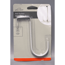 Spectrum Door Metal Hook White Vinyl Coating