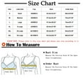 thumbnail image 2 of Elabch Up to 50% off Daisy Bra for Women Plus Size Front Button Closure Bras Older Women No Underwire Easy Close Bra Soft Cup Sleep Bra Full Coverage Everyday Bras Red 3XL, 2 of 6