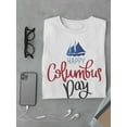 thumbnail image 3 of Happy Columbus Day T-Shirt Men -Image by Shutterstock, Male Small, 3 of 4