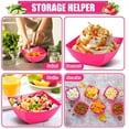 thumbnail image 2 of Sparklane 50 Pcs Square Plastic Serving Bowls Disposable Snack Salad Bowl Small Party Candy Bar Containers Taco Bar Serving Dishes for Buffet Chips Fruit(Clear,32 oz), 2 of 14