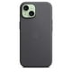 thumbnail image 4 of Funda para teléfono Apple iPhone 15 FineWoven con MagSafe Black, 4 of 7