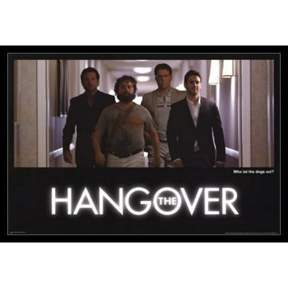 The Hangover - Who Let The Dogs Out Laminated & Framed Poster (36 x 24)