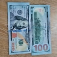 thumbnail image 2 of 300 Uds. De dinero de utilería, réplica de billete de dólar, dinero de juego falso, billete de recuerdo, billetes de dólar de imitación, 2 of 8