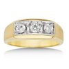 5/8 Carat Diamond Yellow Gold Men's Ring