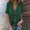 Green#1, variant on Drovellove Plus Size Women's V Neck Knit Cardigan with Button Front and Hollow Details - Casual Long Sleeve Open Front Sweater for Spring and Summer