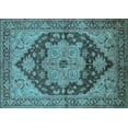 thumbnail image 1 of Ahgly Company Indoor Rectangle Oriental Light Blue Industrial Area Rugs, 7' x 10', 1 of 4
