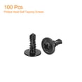 thumbnail image 3 of Unique Bargains Phillips Head Self Tapping Screws, 100pcs #8x1/2' Sheet Metal Screw, 3 of 4