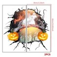 thumbnail image 2 of ZHAOCHENG paquete de pegatinas de pared 3D de Halloween, pegatinas de pared de calabaza, pegatinas de pared de terror removibles, arte de piso de pared para dormitorio, sala de estar, tienda, decoraci, 2 of 4