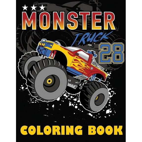 Monster Truck Coloring Book: Big Coloring Book for Boys and Girls (Other)