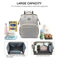 thumbnail image 5 of Cycodo Diaper Bag Backpack,5 in 1 Baby Diaper Bag with Changing Station for Girls & Boys,Foldable Travel Baby Bag for Moms Dads,Baby Shower Gifts,Gray, 5 of 9