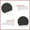thumbnail image 5 of Anti-slip Mat for Recliner Furniture Floor Hardwood Protector Circle Pad Chair Leg Pads Protectors Carpet Swivel Rubber, 5 of 6