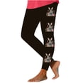 thumbnail image 3 of Taylonsss Womens Fashionable Floral Printed Yoga Casual Leggings Stretchy Breathable Soft Comfortable Body Shape Pants for Daily Wear and Gifts, 3 of 4