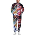 thumbnail image 3 of Power Rangers Unisex Adult Sweatsuits Hoodie & Sweatpants Long Sleeve Hooded Sweatshirt Matching Joggers Tracksuit Sets XS, 3 of 9