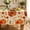 Color 2, variant on Rectangle Tablecloth Rdsfhsp Halloween Pumpkin Border Pattern Table table cover Holiday Party Dining Table Decor Kitchen Accent 70"×55"