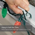 thumbnail image 2 of C9 LED Quick Clip Christmas Lights | Built-in Clip-On\u202f| 24?Red & Green?Bulbs | 16\u202fFoot?Strand, 2 of 6