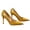 Yellow, variant on Viluyesy Women's Stiletto Pumps Pointed Toe Slip On High Heels Dressy Comfortable Elegant Office Party Wedding Shoes Black Size 8