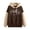 Coffee, variant on Women's Letter Print Long Sleeve Hoodie Pullover Casual Top Size S
