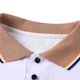 thumbnail image 4 of Playeras Elvqul para Caballero Blanco Mayor sin Estampado Manga Corta Solapa Abotonada, 4 of 5