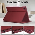 thumbnail image 6 of Fintie Case for Samsung Galaxy Tab A11+ Plus 2025/ A9+ Plus 11 Inch 2023, Slim Shield Multiple Angle Stand with Soft TPU Back Shell Cover, Auto Wake/Sleep, Wine, 6 of 9