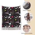 thumbnail image 6 of Cauagu Colorful Geometry Print Women Wrap Shawl tassels Scarves Retro Scarf 77.6"X28.3", 6 of 8