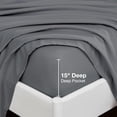 thumbnail image 3 of Twin Size Sheet Set Paisley Printed Bed Sheets for Single Bed Piece Microfiber Fitted Sheet with ” Deep Pocket & Straps Patterned Bedding Sheets & Pillowcase Set, 3 of 7