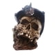 thumbnail image 2 of Estatua cabeza estatuil Murciégo Sunnimix Estatua de resina de calavera, 2 of 8