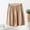 Khaki, variant on BUIGTTKLOP Plus Size Pajamas Shorts for Women High Waisted Lounge Shorts Wide Leg Loose Comfy Sleep Bottoms Sleepwear