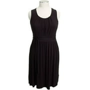 Women's Plus Pleated Jersey Dress