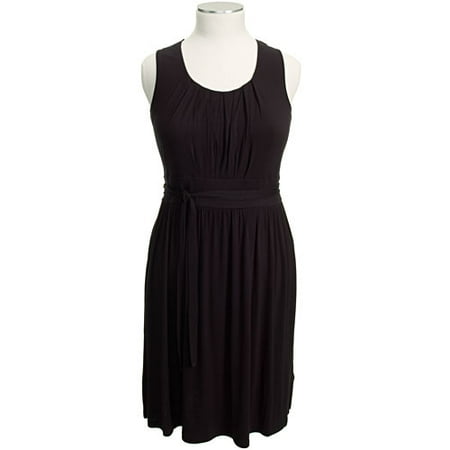Women's Plus Pleated Jersey Dress