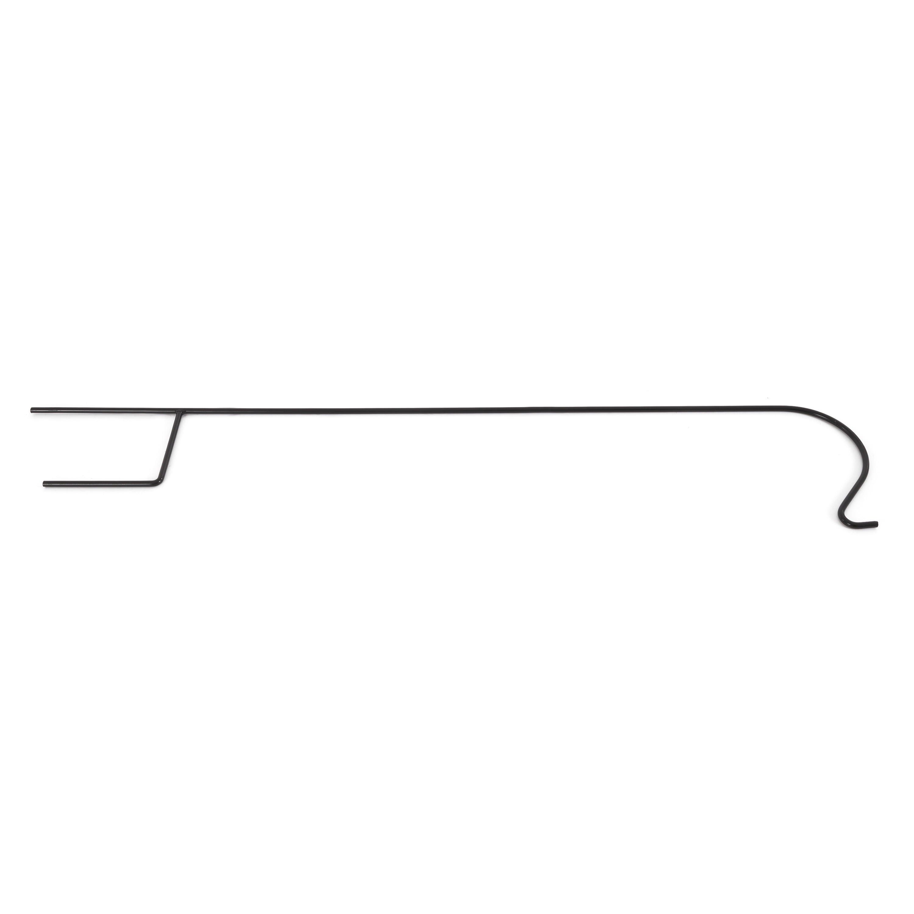 Ashman Shepherds Hook for Hanging Plants, Feeders, 65 Inches, 4 Pack, Black