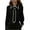 Black, variant on Staron Women's Casual Oversized Short Sleeve Blouse Round Neck Loose Pullover Sweater Top, Blue L