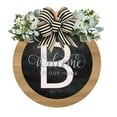 thumbnail image 2 of XWSHYW Adornos Colgantes Corona Decorativa para Puerta de Entrada con Apellidos Durante Todo El Año, Placas Colgantes Delante de La Puerta, 2 of 4