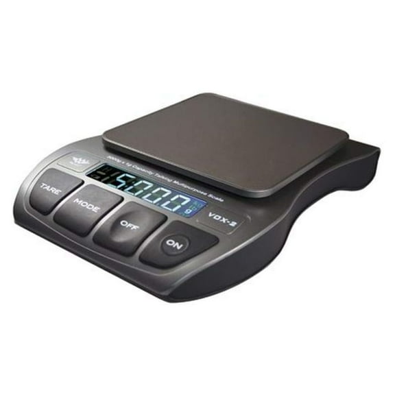 My Weigh SCMVOXEVOL 5000 Grams by 1 Gram Talking Kitchen Scale with Strain Gauge Technology and LCD Display (Silver)