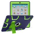 thumbnail image 1 of Mignova For iPad 9.7 inch 4th Case Three Layer Heavy Duty Shockproof Protective Hybrid High Impact Resistant Cover&Kickstand For Apple iPad 9.7 inch 4th 3th 2th Gen(Navy Blue+Green), 1 of 6