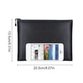 thumbnail image 1 of Document Bag High Temperature Resistant Bag with Zipper Office Container Waterproof Pouch Large Capacity Cash Jewelry Metal Card Laptop S, 1 of 7