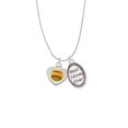 thumbnail image 2 of Delight Jewelry Silvertone Softball in Heart Best Mom Ever Charm Necklace, 2 of 4