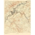 thumbnail image 2 of USGS 26x32 Black Ornate Wood Framed with Double Matting Museum Art Print Titled - Scranton Pennsylvania Sheet - USGS 1891, 2 of 4