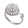 thumbnail image 1 of Bague Style Féminin Étudiante Micro Encastrée Ouverture Bague Ajustable Matériau Métal Style Luxe Léger Déguisement, 1 of 8