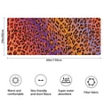 thumbnail image 3 of Orange and Purple Of Leopard Print Bathroom Rugs Mat,Non Slip Microfiber Bathroom Rug,Rubber Backing,Soft Bathroom Mats for Bathroom Floor,Tub and Shower,60x24in(150x60cm), 3 of 5