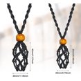 thumbnail image 2 of Collar de soporte de piedra vacía de 4 piezas, collar de reemplazo de soporte de piedra vacía, cordón de collar de piedra de cristal de cuarzo con longitud ajustable para abrazadera Diy, 2 of 5