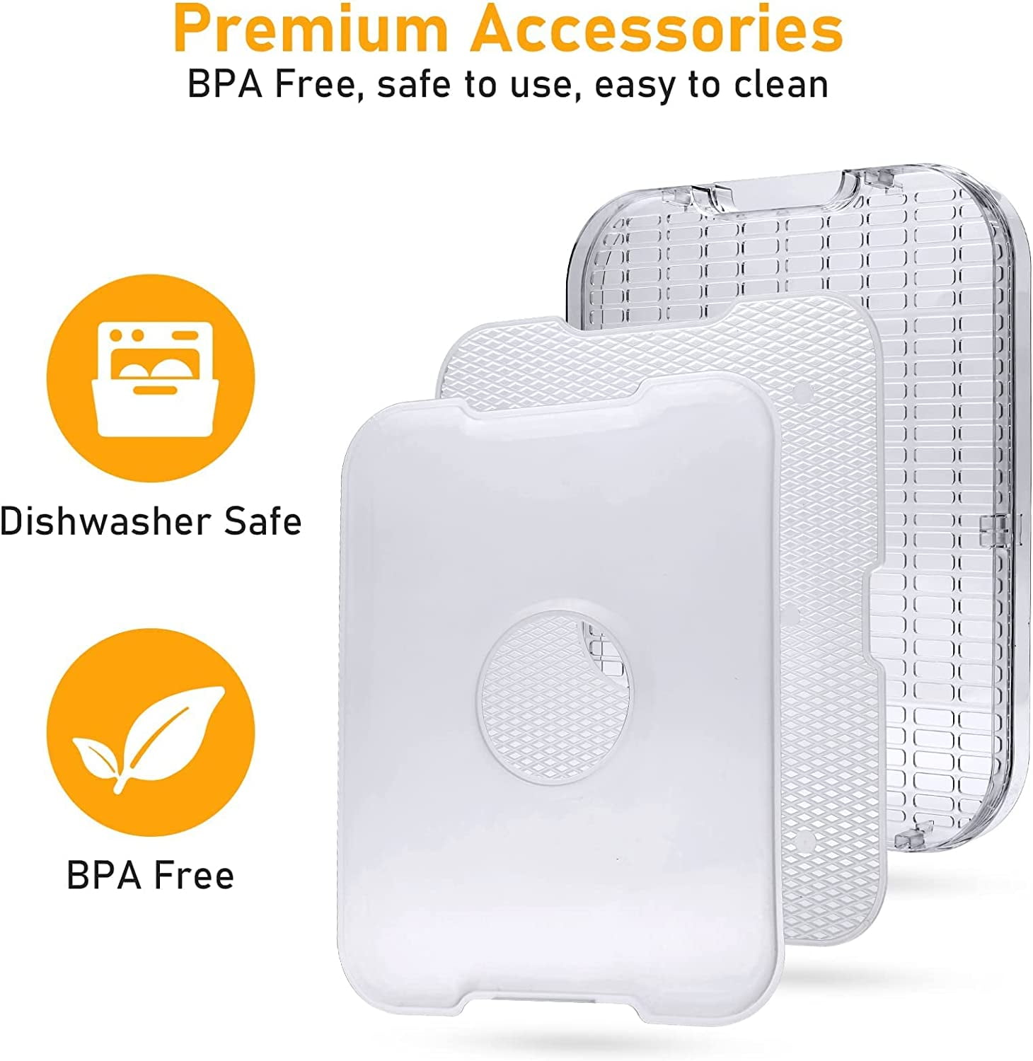 Buy Trays Food Dehydrator Machine with Fruit Roll Sheet, Digital Timer