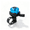 Blue, variant on Ohmyroo Aluminum Alloy Bike Bell, Bicycle Handlebar Horn For Adults Kids, Mountain Road Bike Cycling Safety Ringer With Quick Screwdriver Mount Install